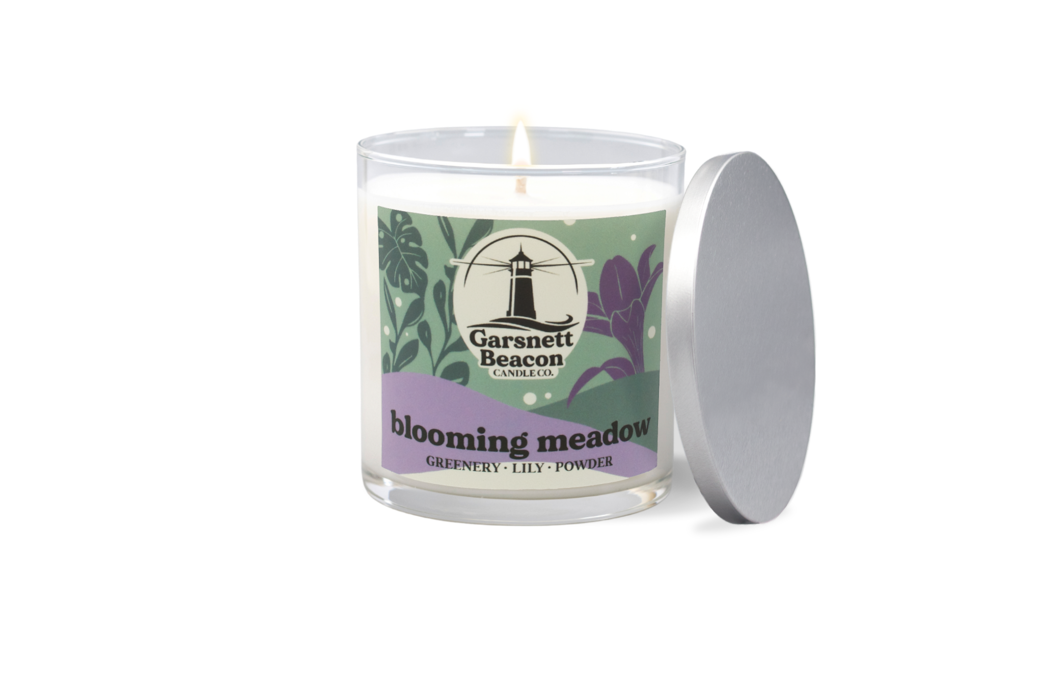 Blooming Meadow Candle - Floral, Lily, Powder Scent