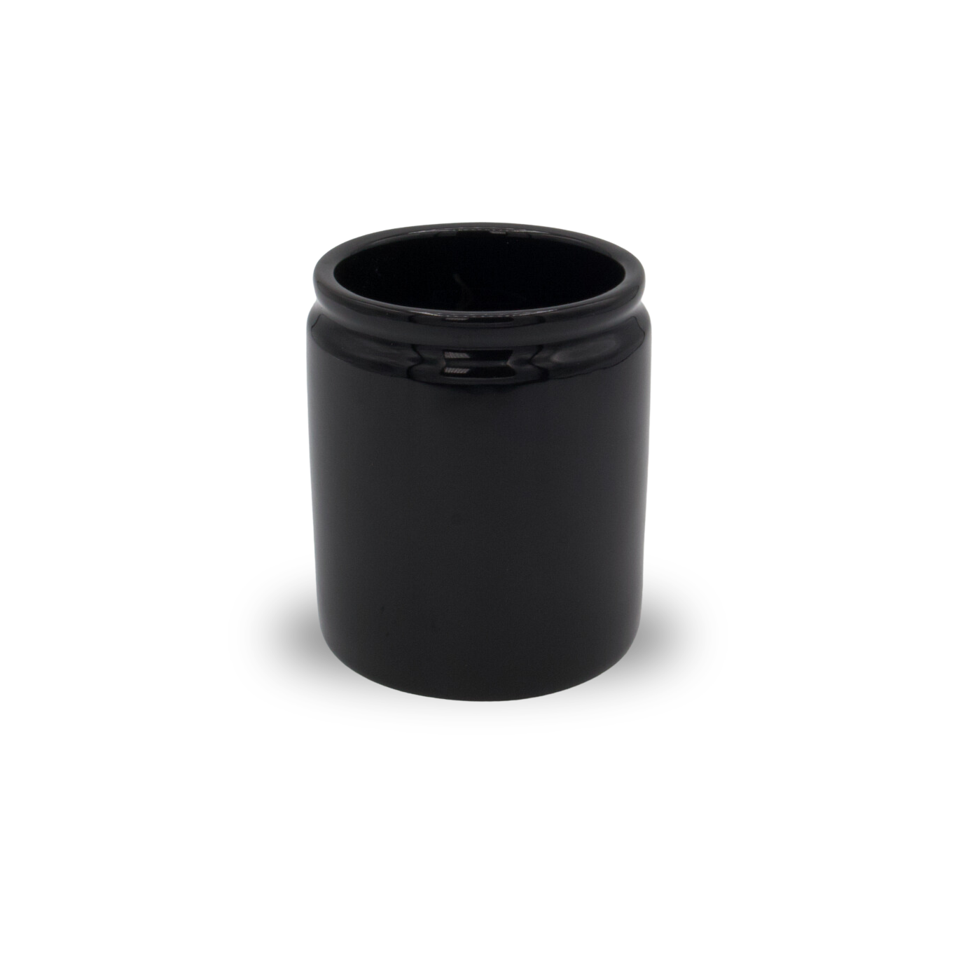 Farmhouse Ceramic - Black w/ Lid (7oz.)