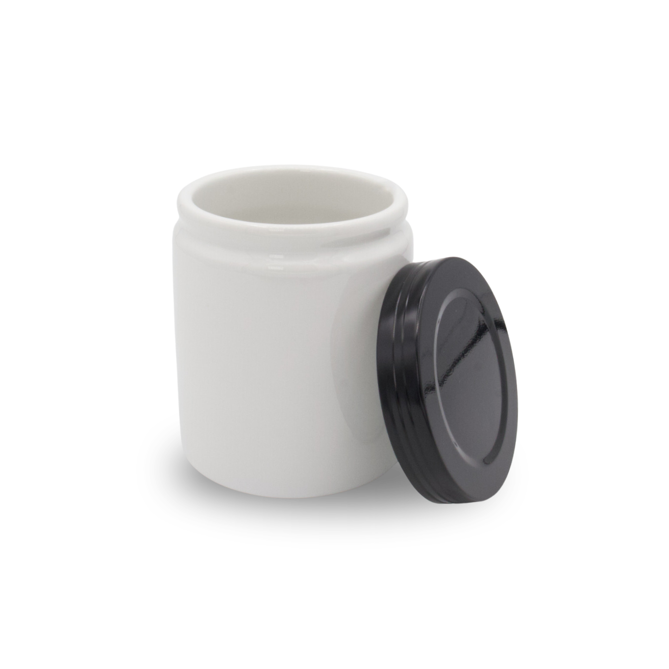 Farmhouse Ceramic - White w/ Lid (7oz.)