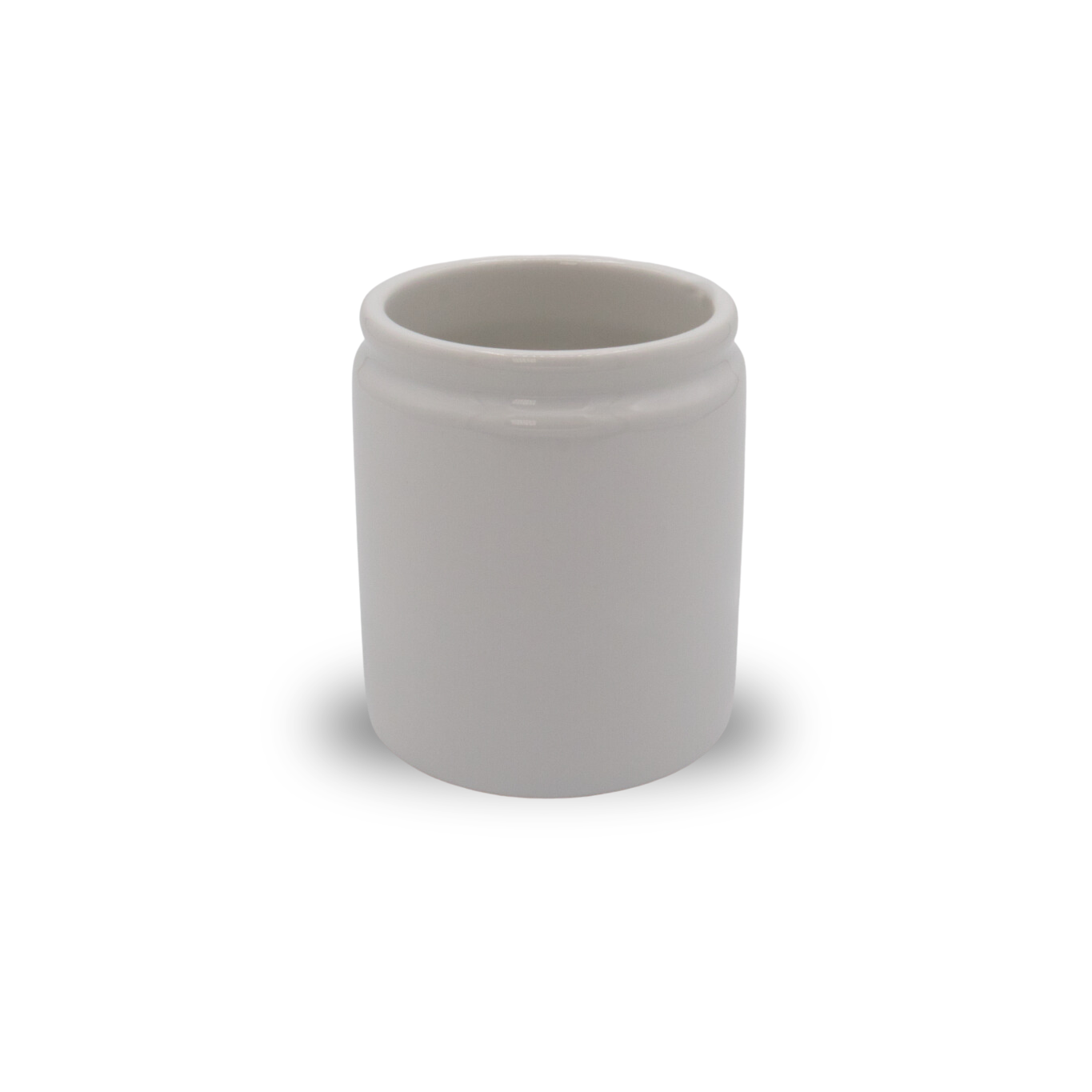 Farmhouse Ceramic - White w/ Lid (7oz.)