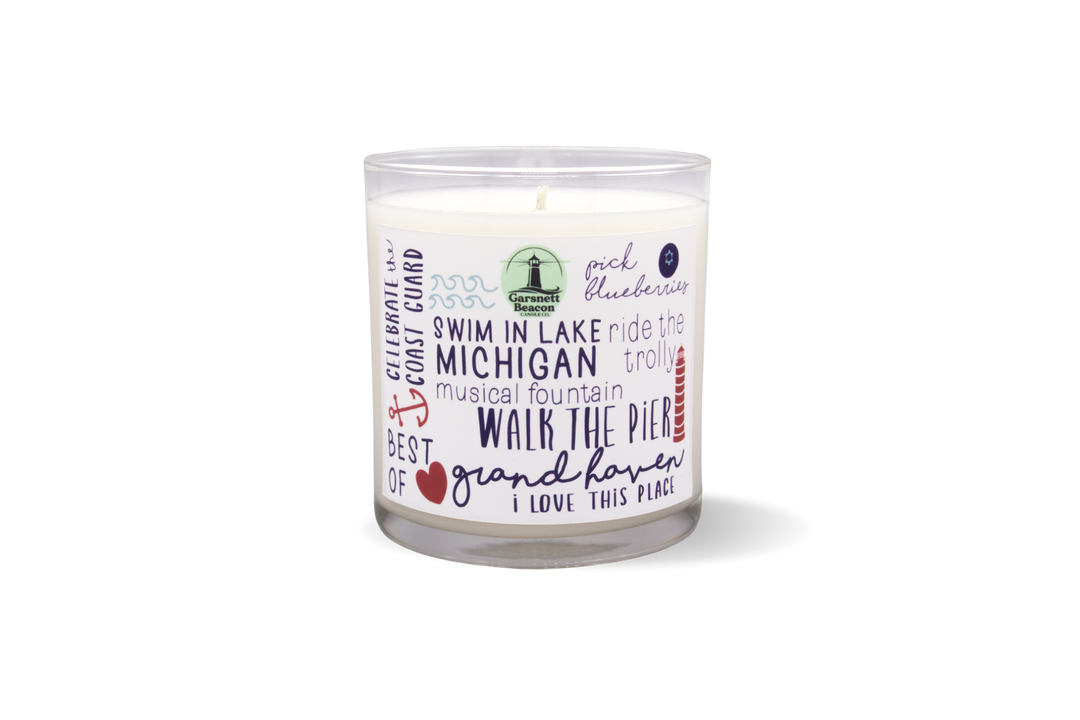 Grand Haven Michigan - Things to Do Scented CandleGrand Haven Michigan - Things to Do Scented Candle