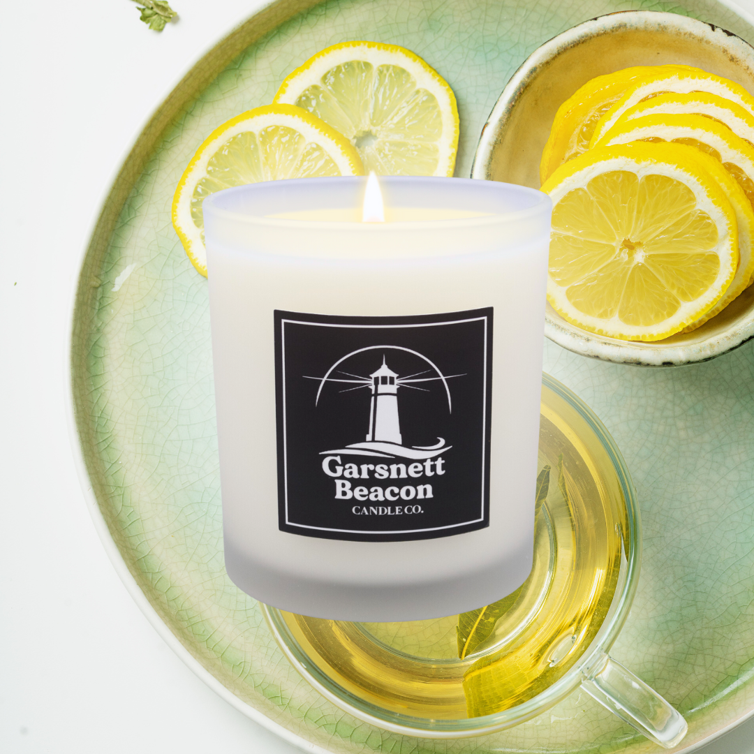 Green Tea & Lemongrass Scented Candle
