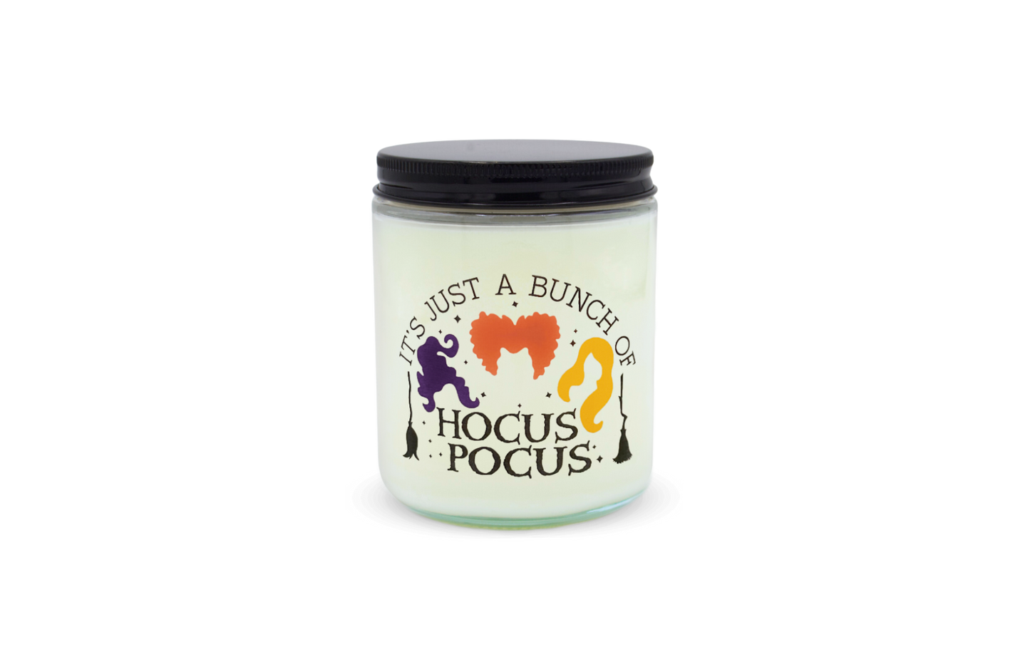 Hocus Pocus inspired Glass Candle