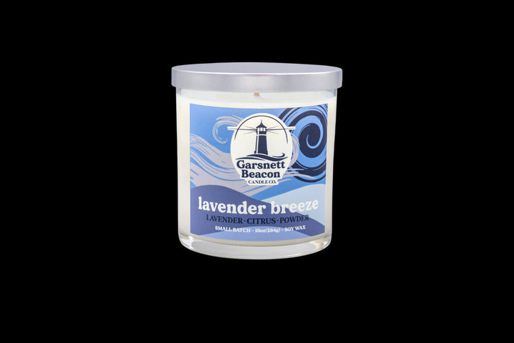 Lavender Breeze Candle - Lavender, Citrus, Powder Scent