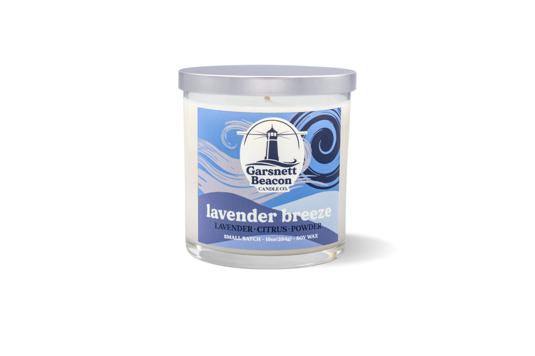 Lavender Breeze Candle - Lavender, Citrus, Powder Scent