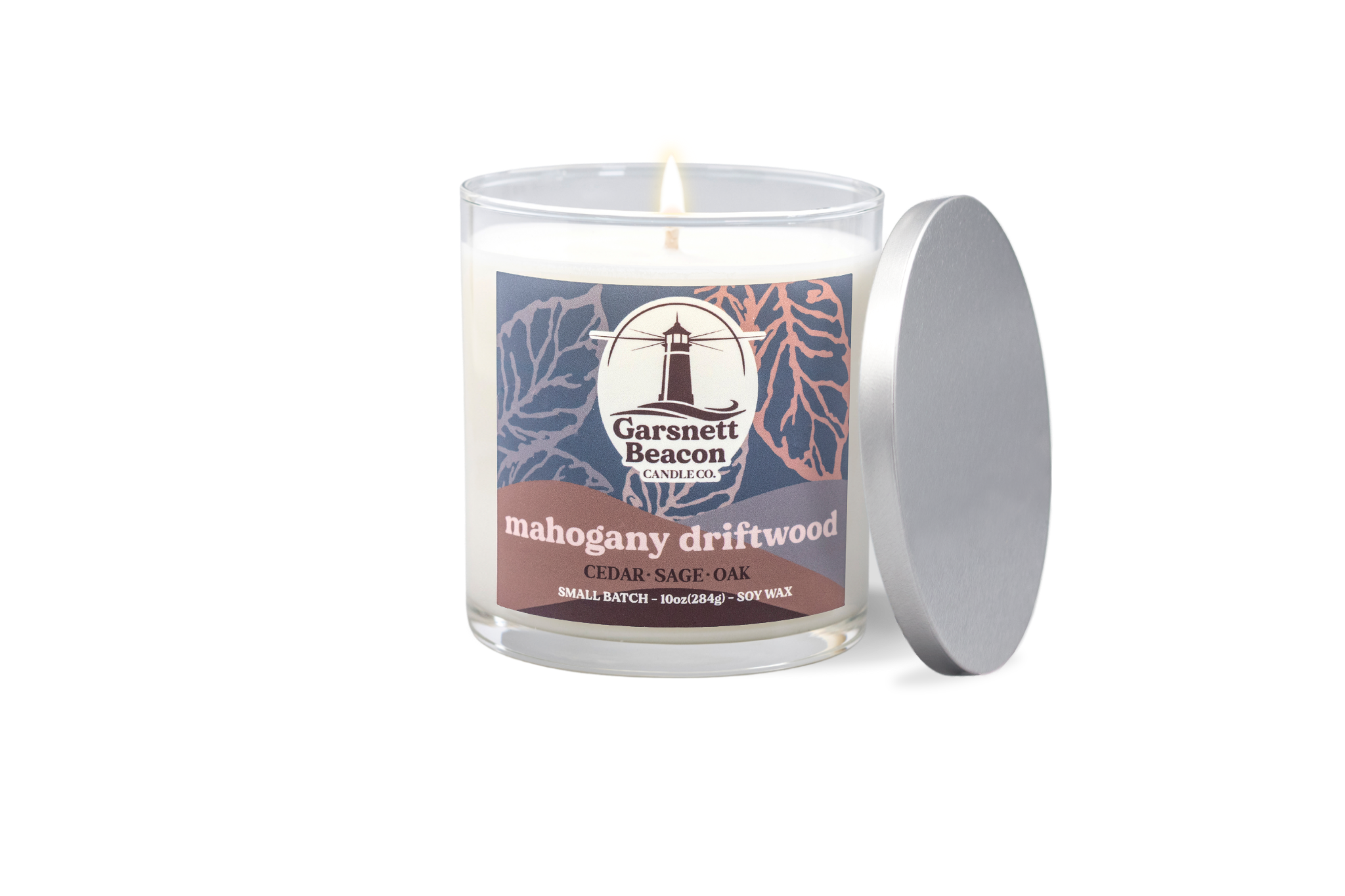 Mahogany Driftwood Candle - Cedar, Sage, Oak Scent