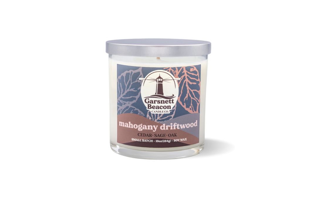 Mahogany Driftwood Candle - Cedar, Sage, Oak Scent