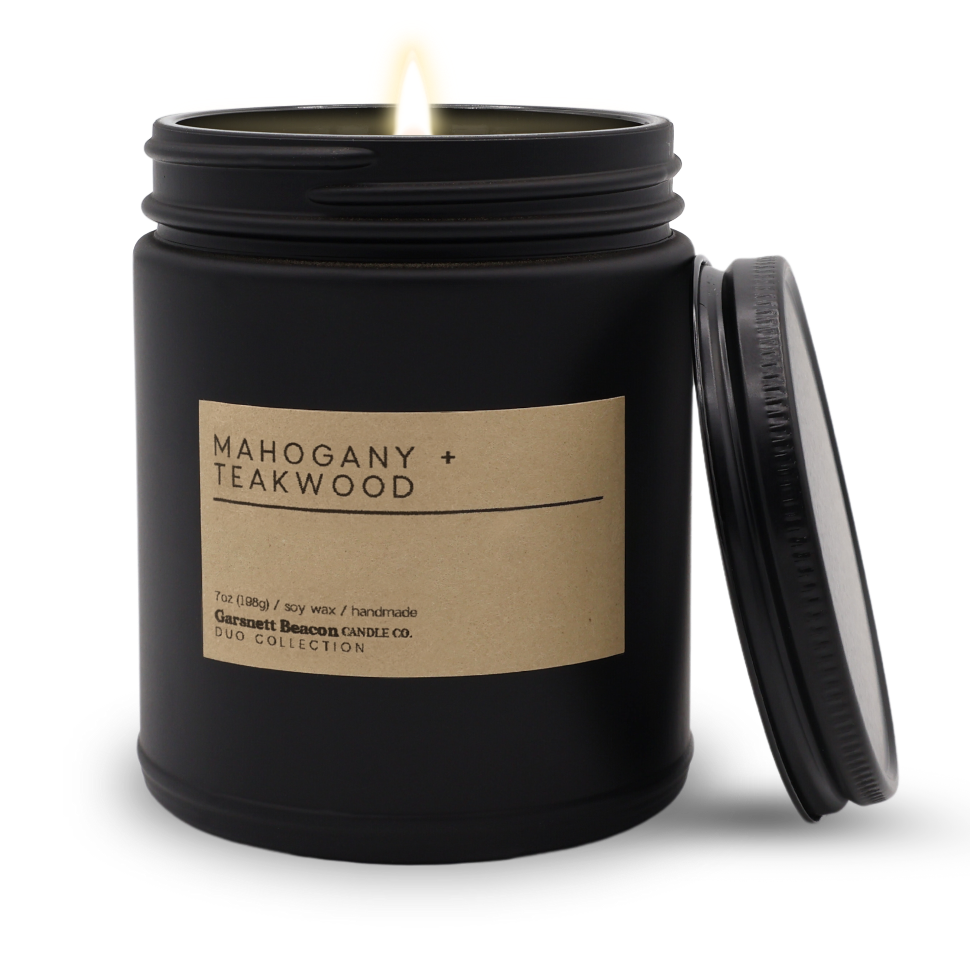 Mahogany + Teakwood Luxury Scented Candle 