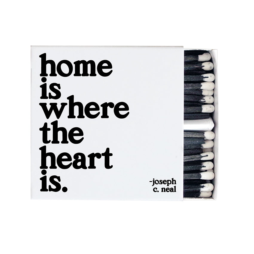 Matchboxes Home is where the heart is Beacon Candle Co.