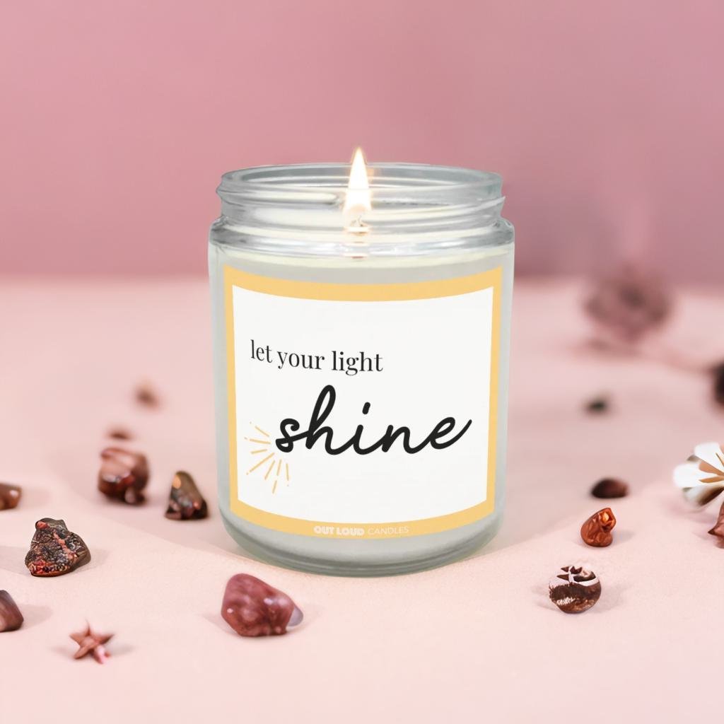 Let Your Light Shine Candle