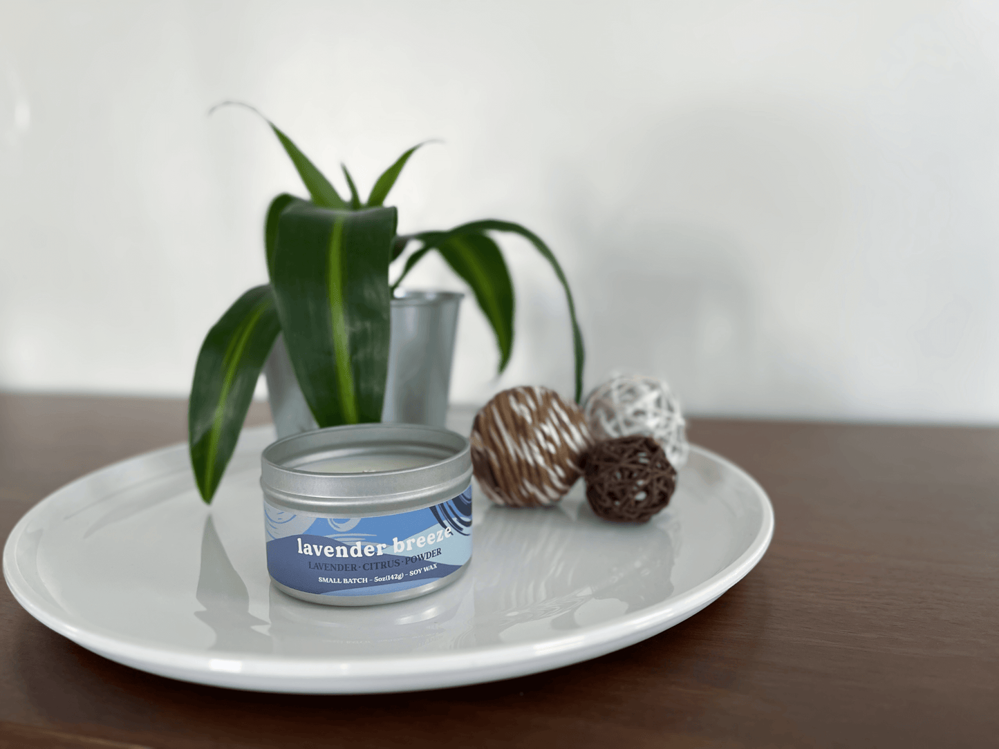 Lavender Breeze Tin Candle