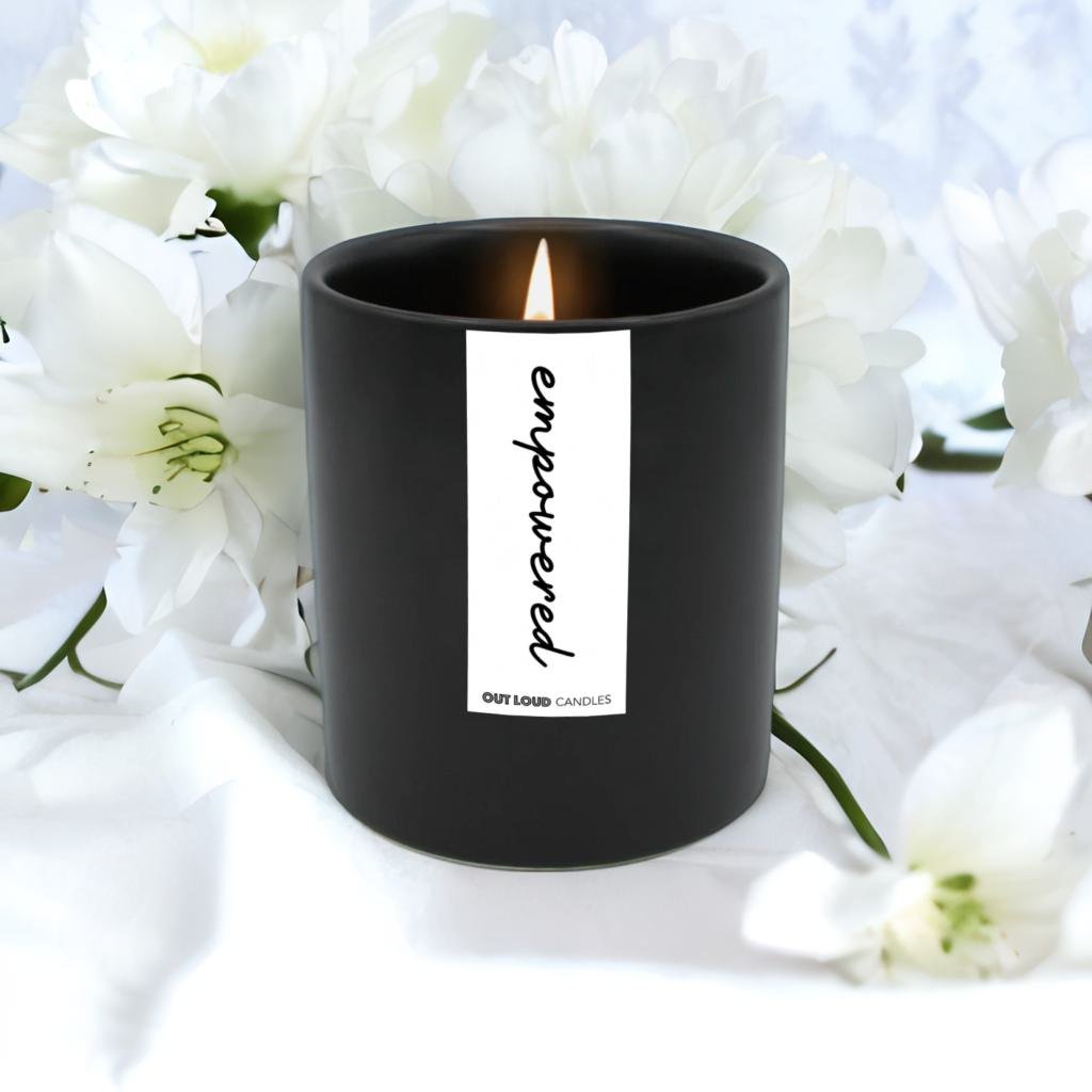Empowered Glass Candle