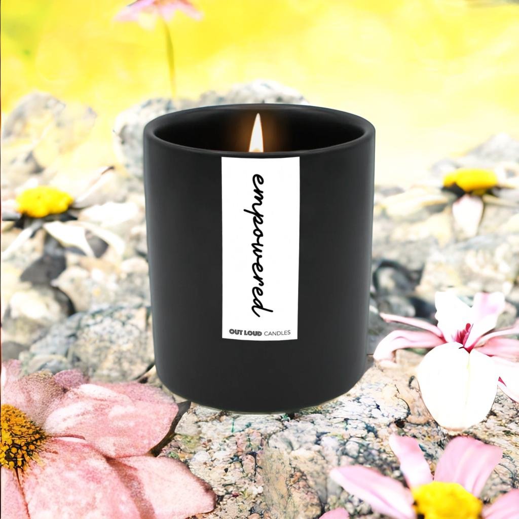Empowered Glass Candle