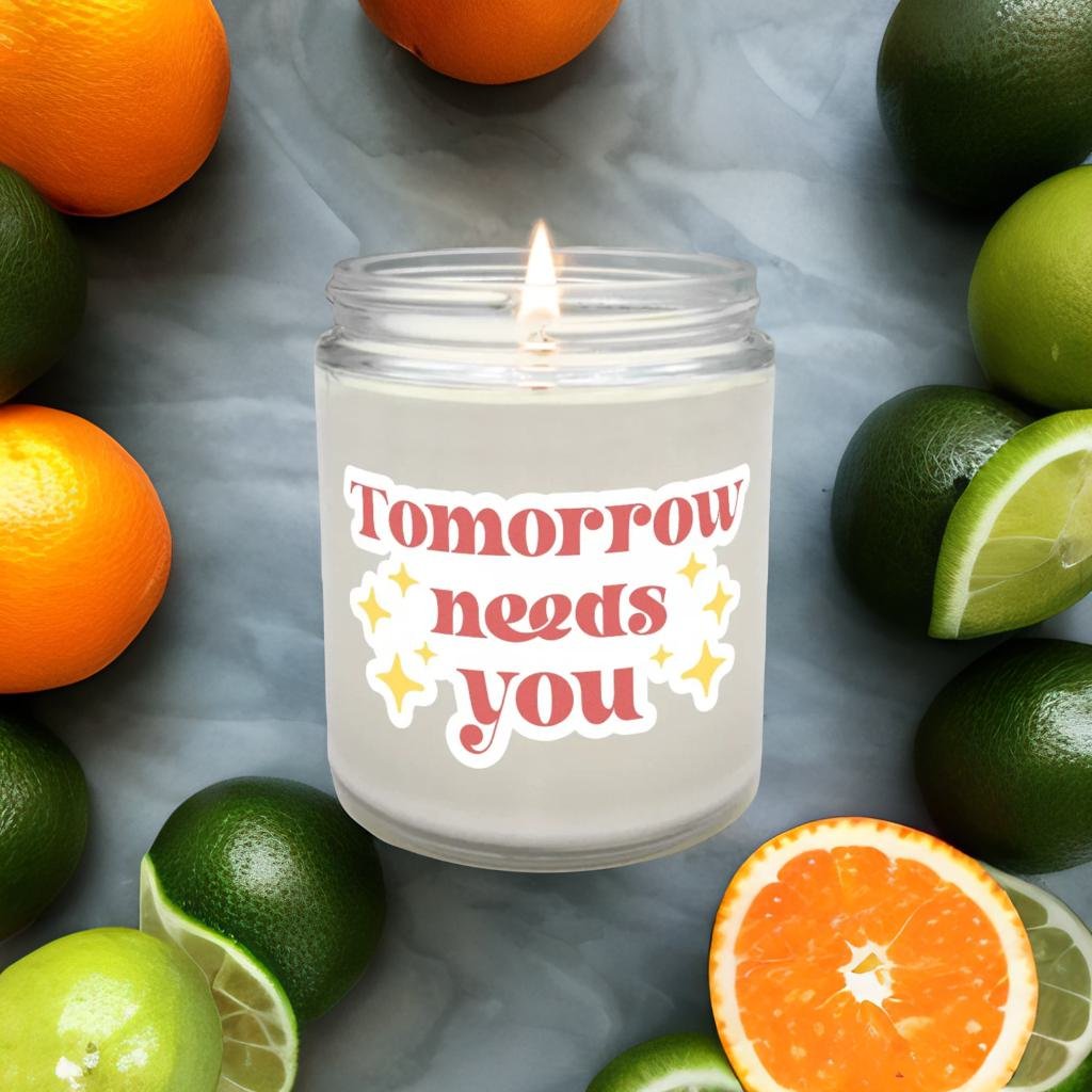 Tomorrow Needs You Candle