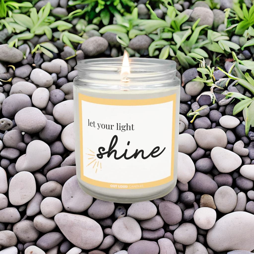 Let Your Light Shine Candle