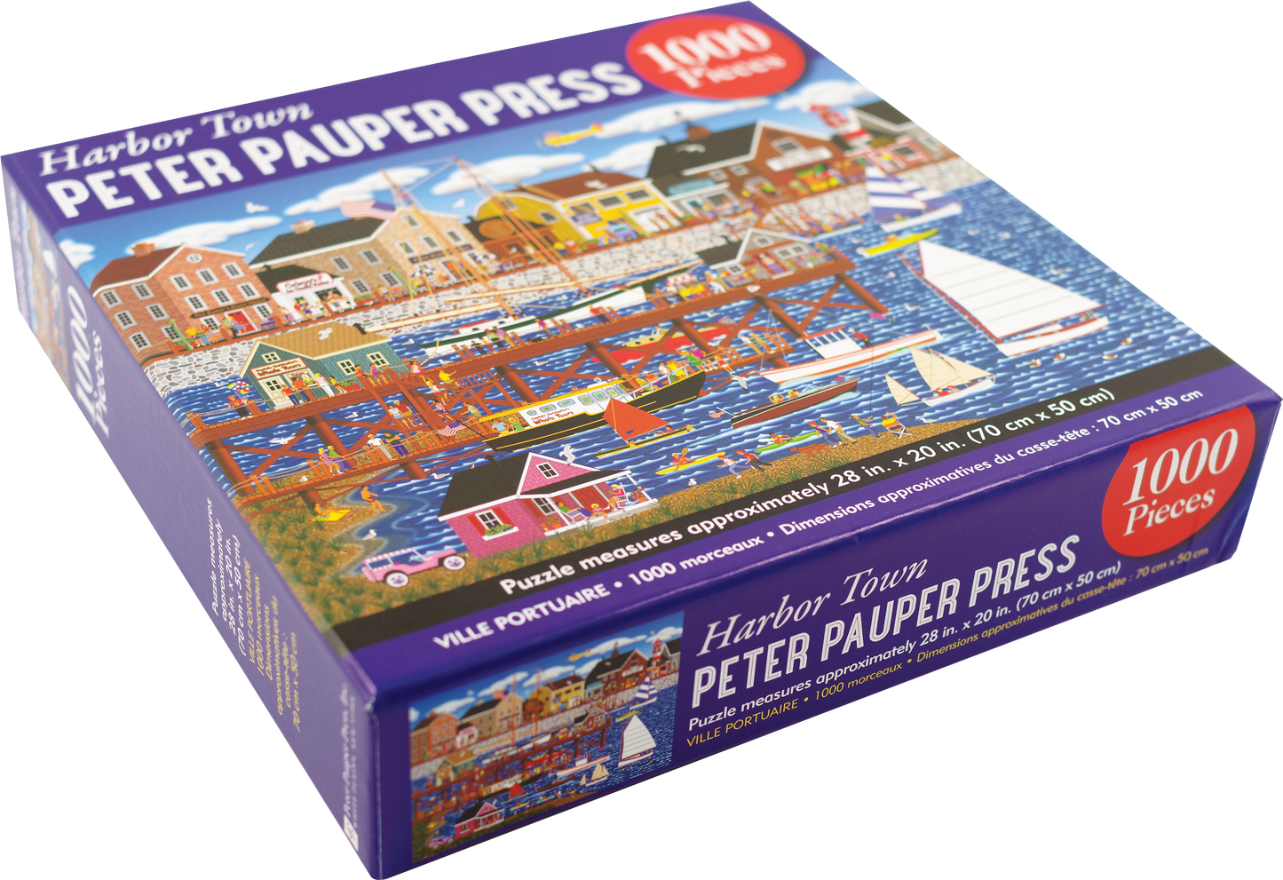 Harbor Town 1000 Piece Jigsaw Puzzle