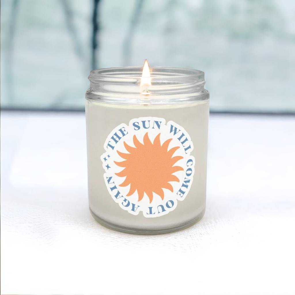 The Sun Will Come Out Again Candle