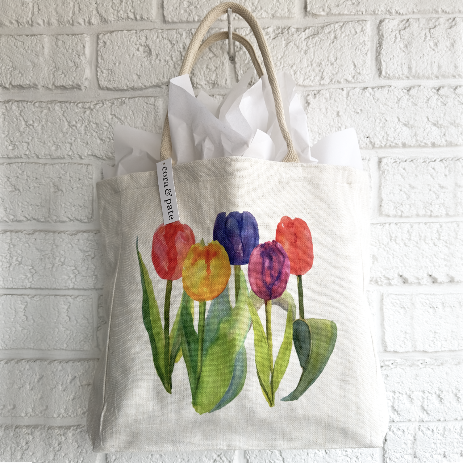 Tulip tote bag hot sale