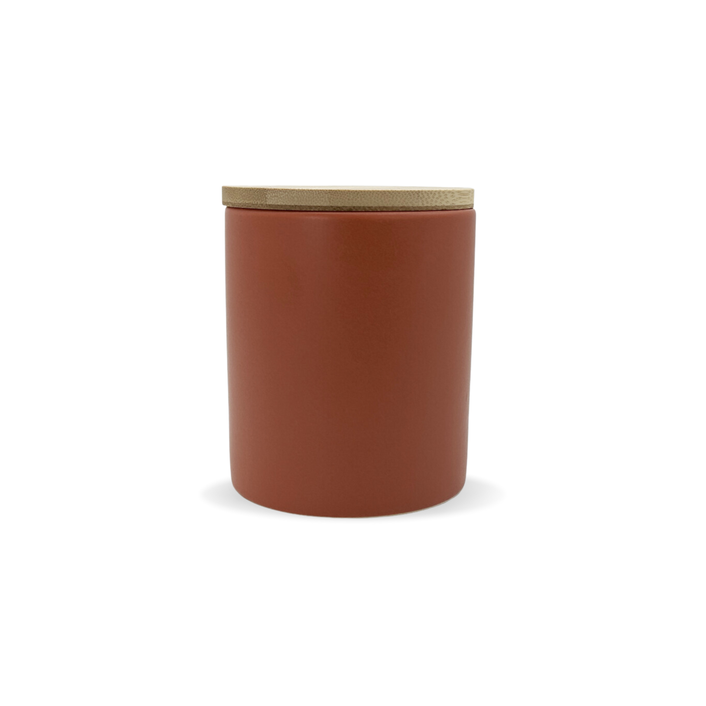 Modern Ceramic w/ Lid - Burnt Sienna (12oz)