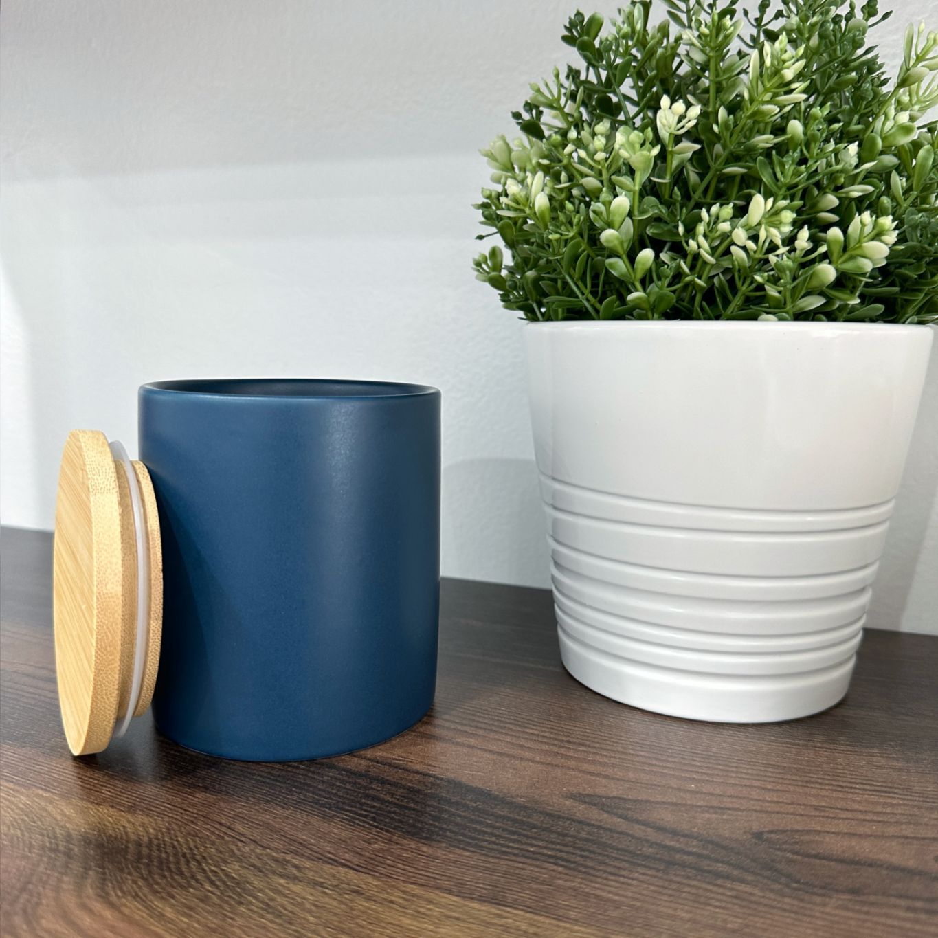Modern Ceramic w/ Lid - Denim (12oz)