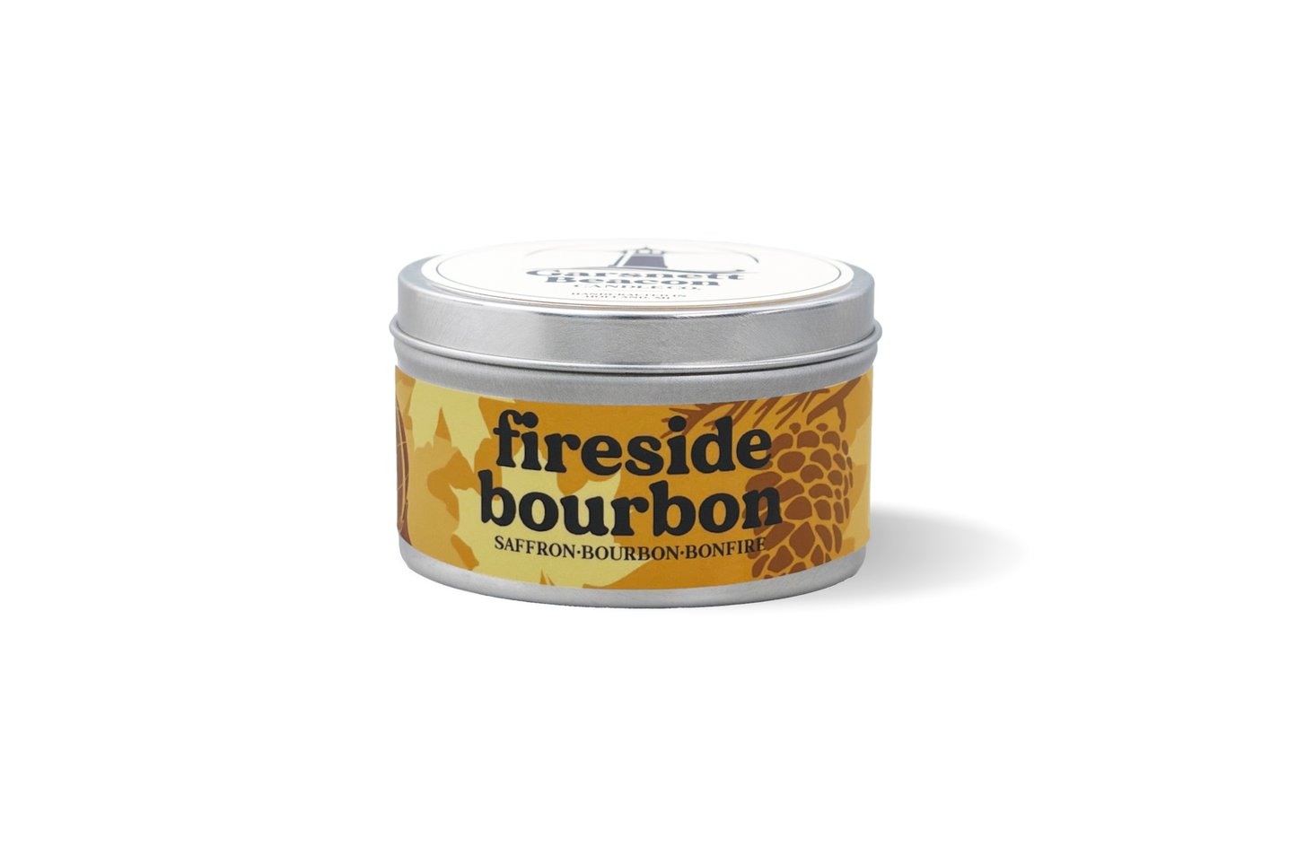 Fireside Bourbon™ Tin Candle