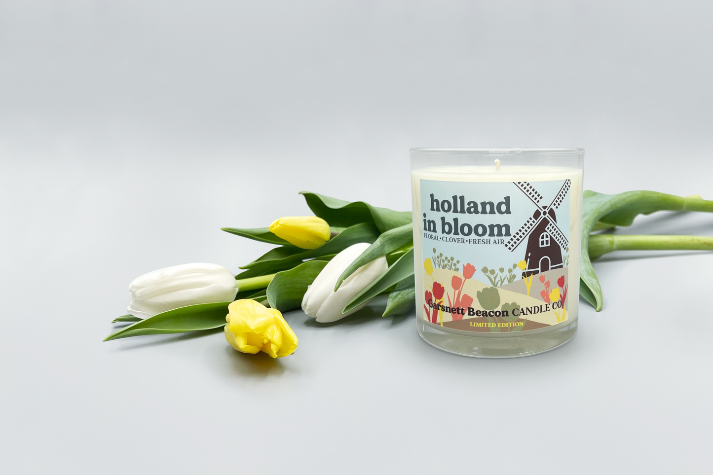 Holland in Bloom™ Glass Candle