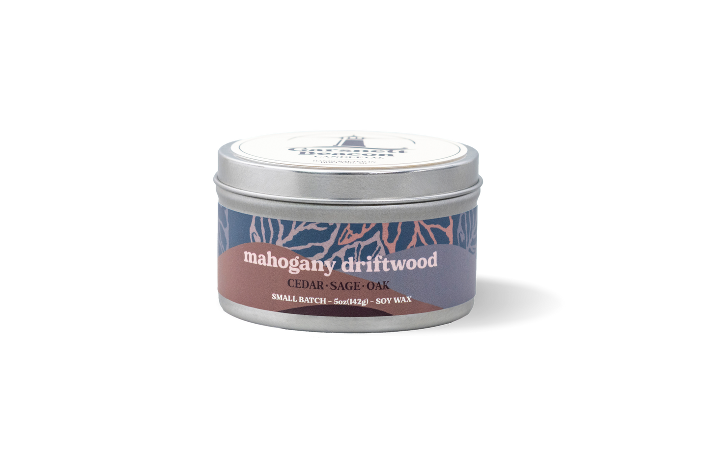 Mahogany Driftwood™ Tin Candle
