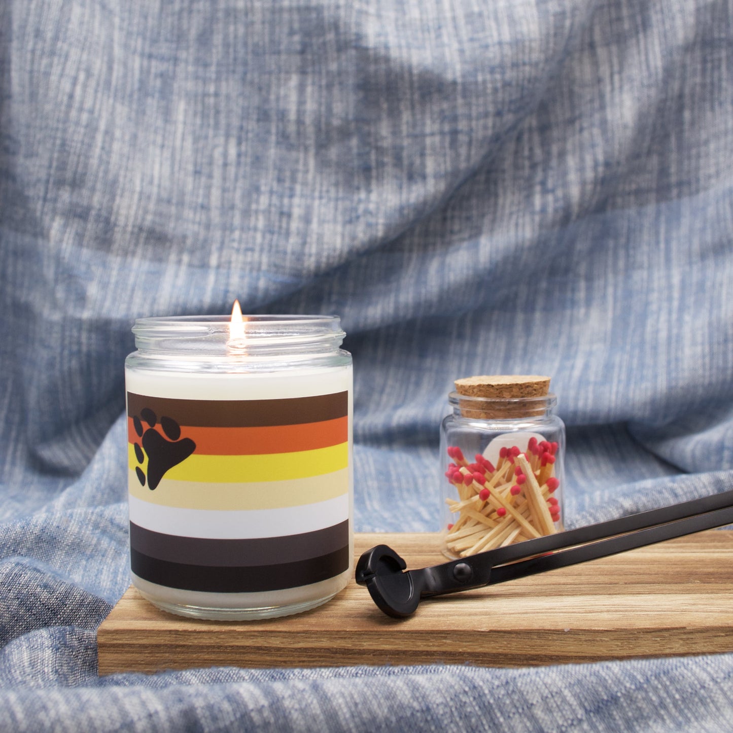 Bear Pride Flag - Scented Candle