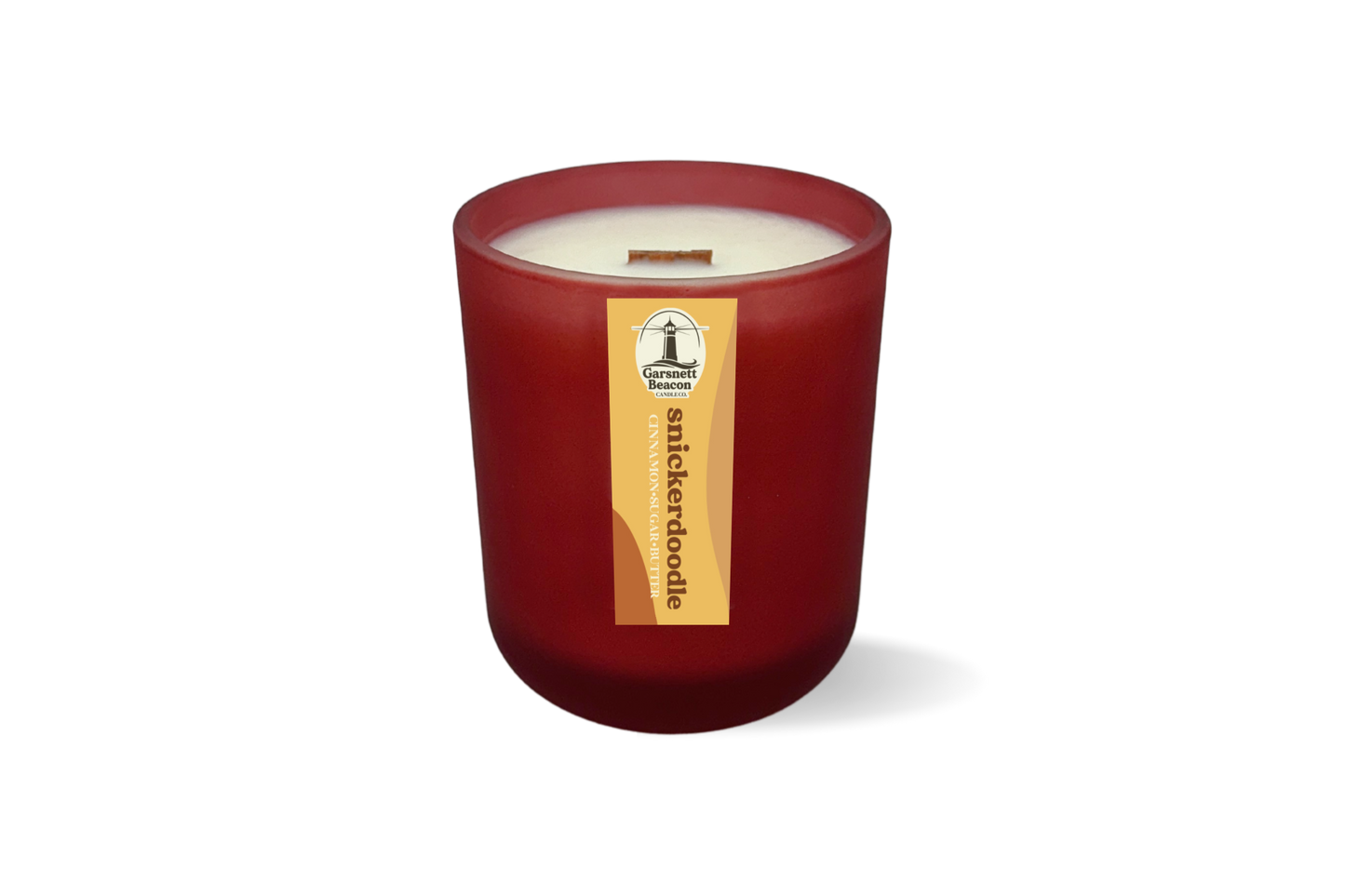 Snickerdoodle Frosted Glass Candle