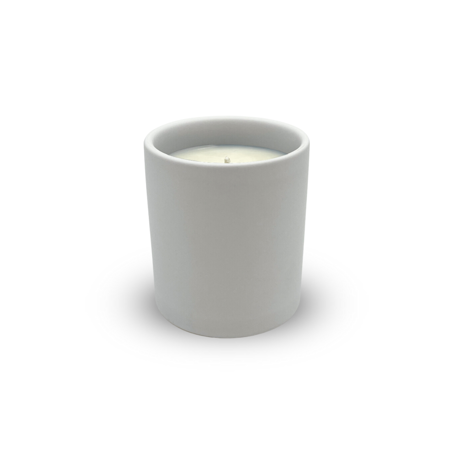 Modern Ceramic w/ Lid - White (12oz)