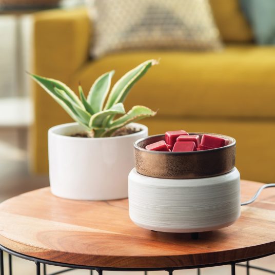 Whitewashed Bronze 2-In-1 Classic Fragrance Warmer