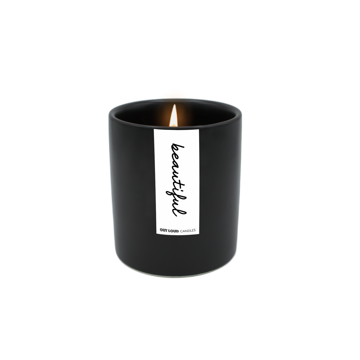Beautiful Glass Candle
