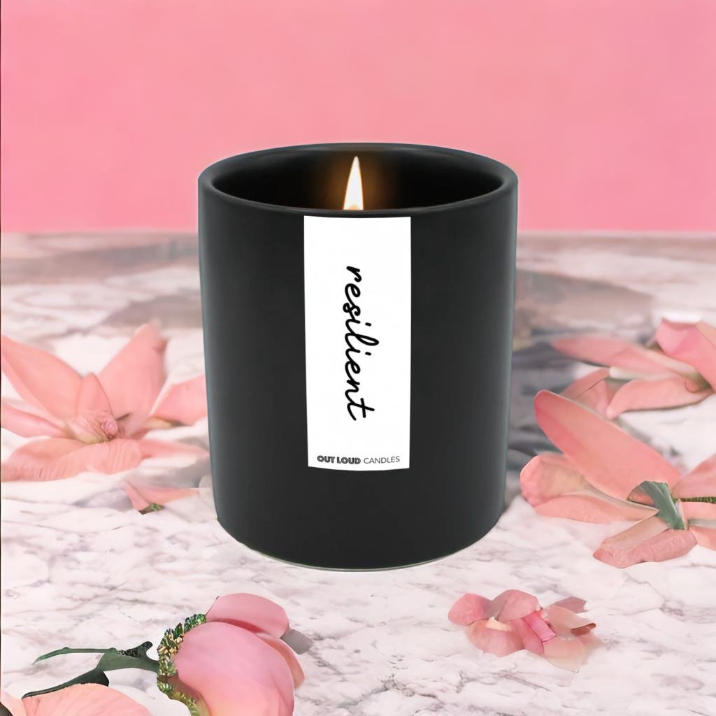 Resilient Glass Candle