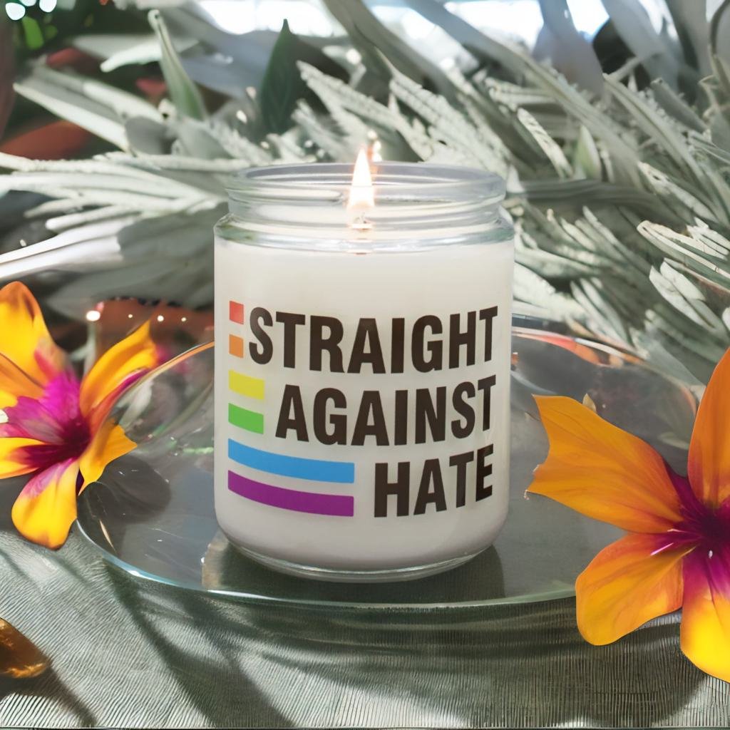 Straight Against Hate - Scented Candle