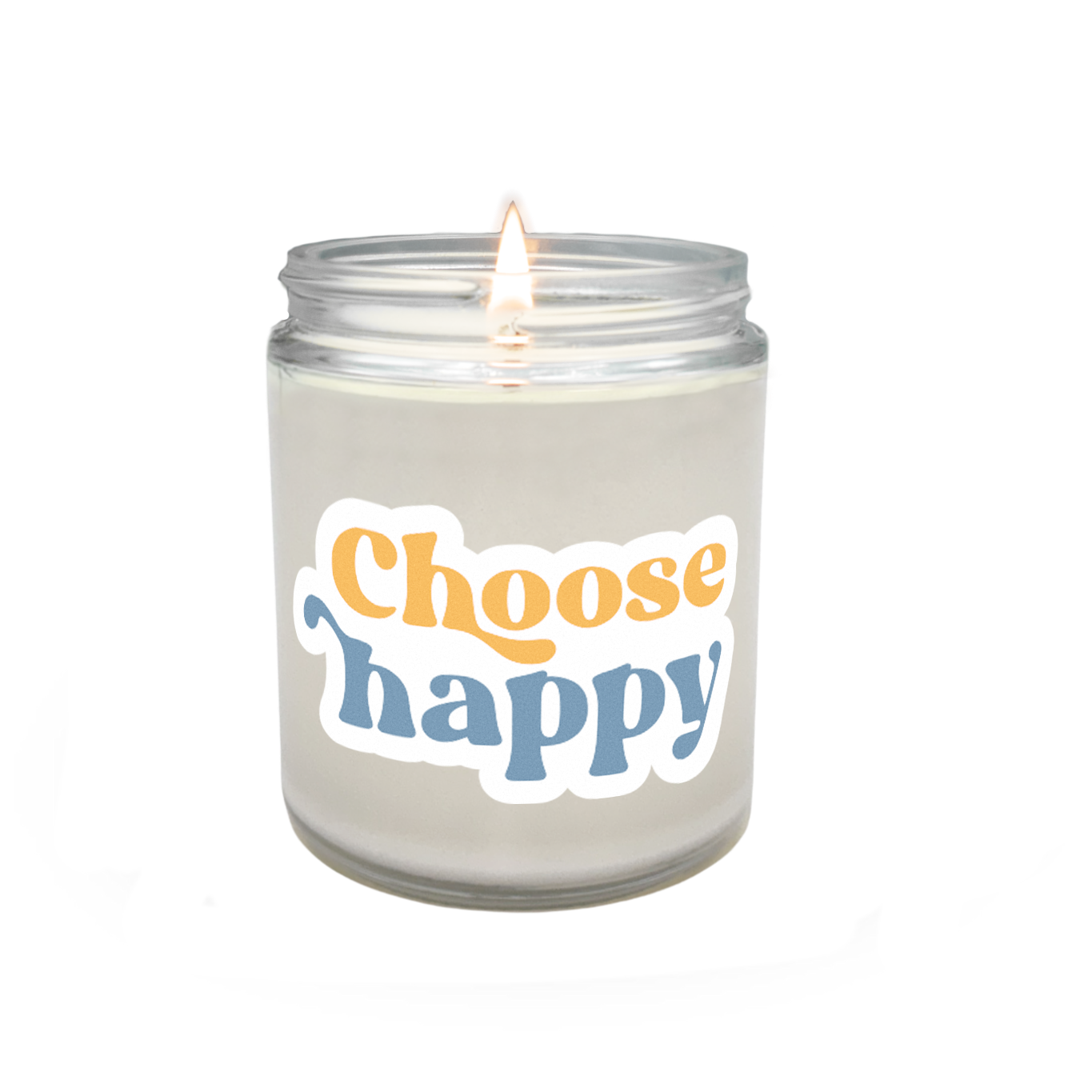 Choose Happy Candle