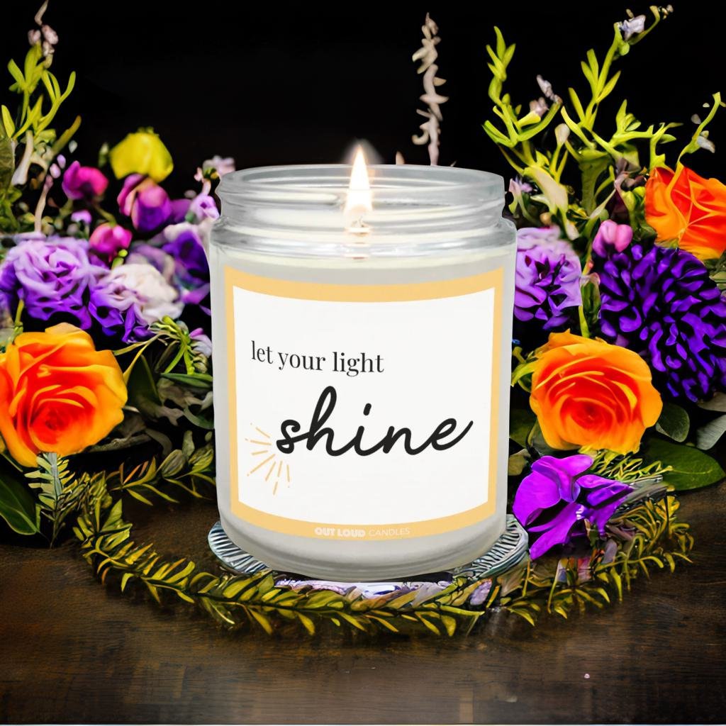 Let Your Light Shine Candle