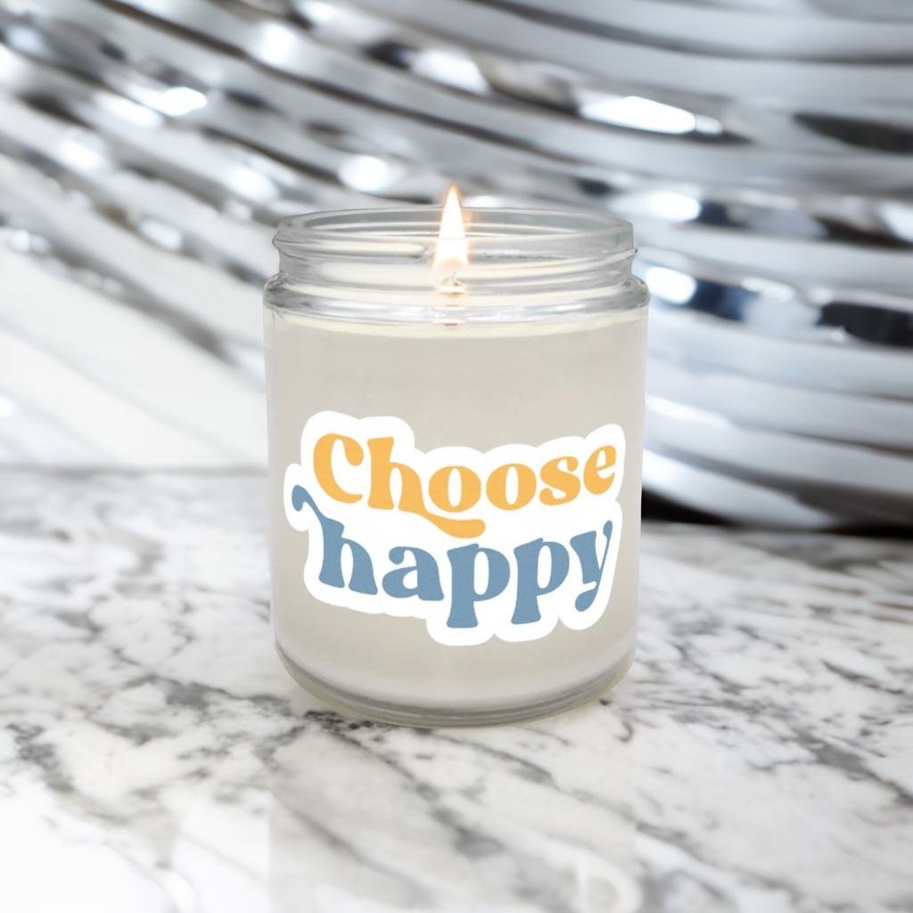 Choose Happy Candle