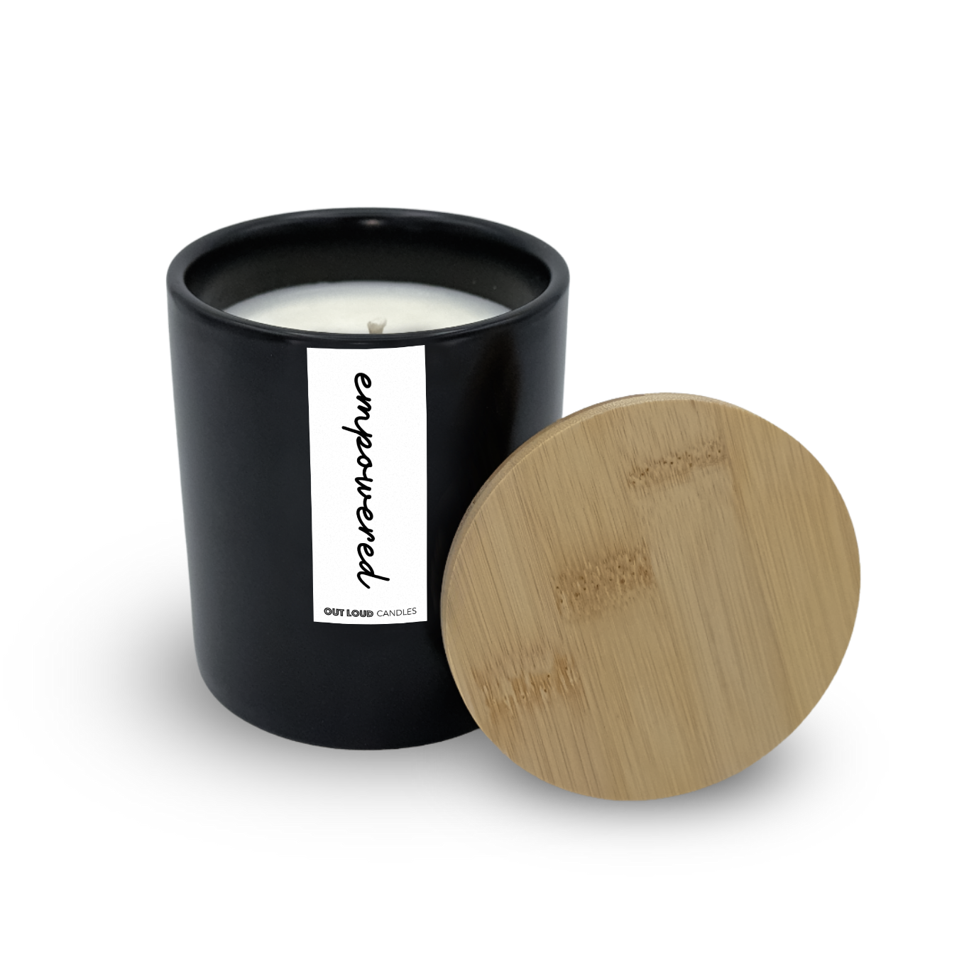 Empowered Glass Candle