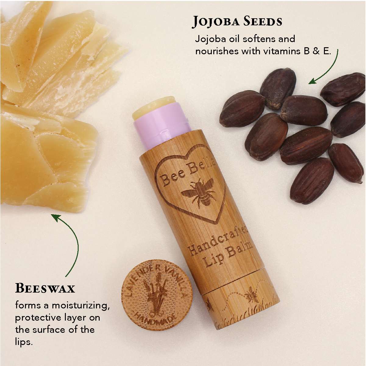 Bee Bella Lip Balm - Lavender Vanilla