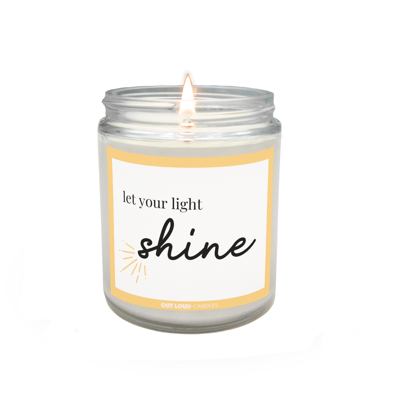Let Your Light Shine Candle