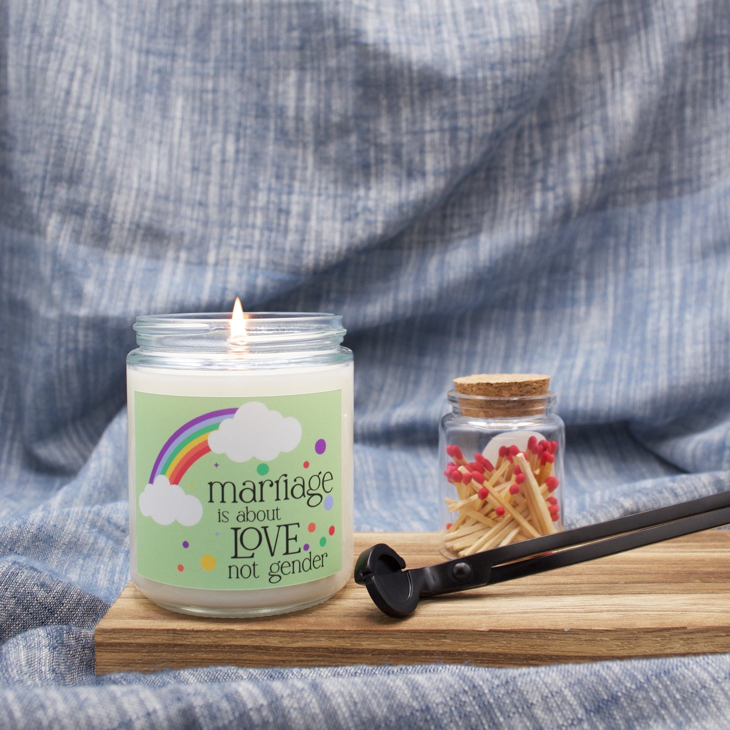 Marriage Is About Love - Scented Candle
