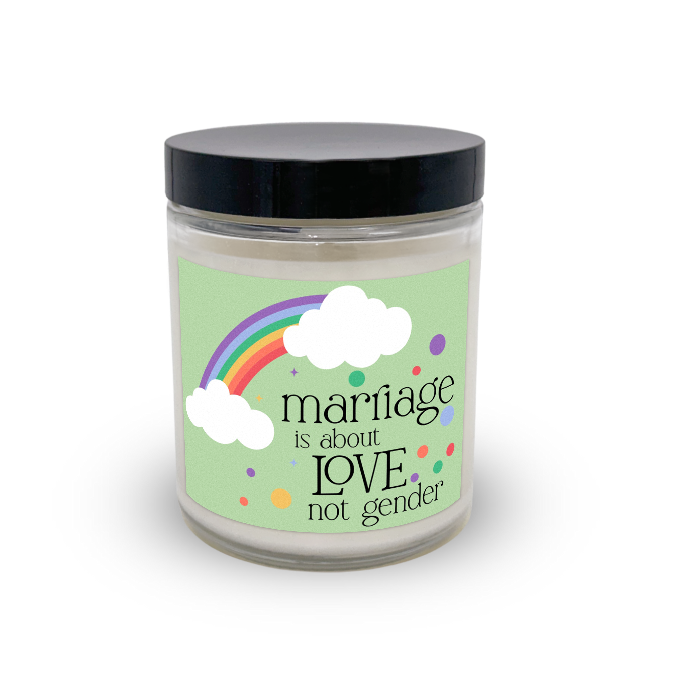 Marriage Is About Love - Scented Candle