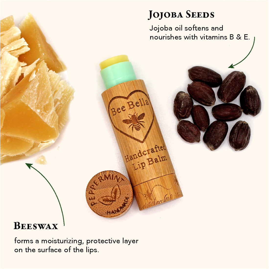 Bee Bella Lip Balm - Peppermint