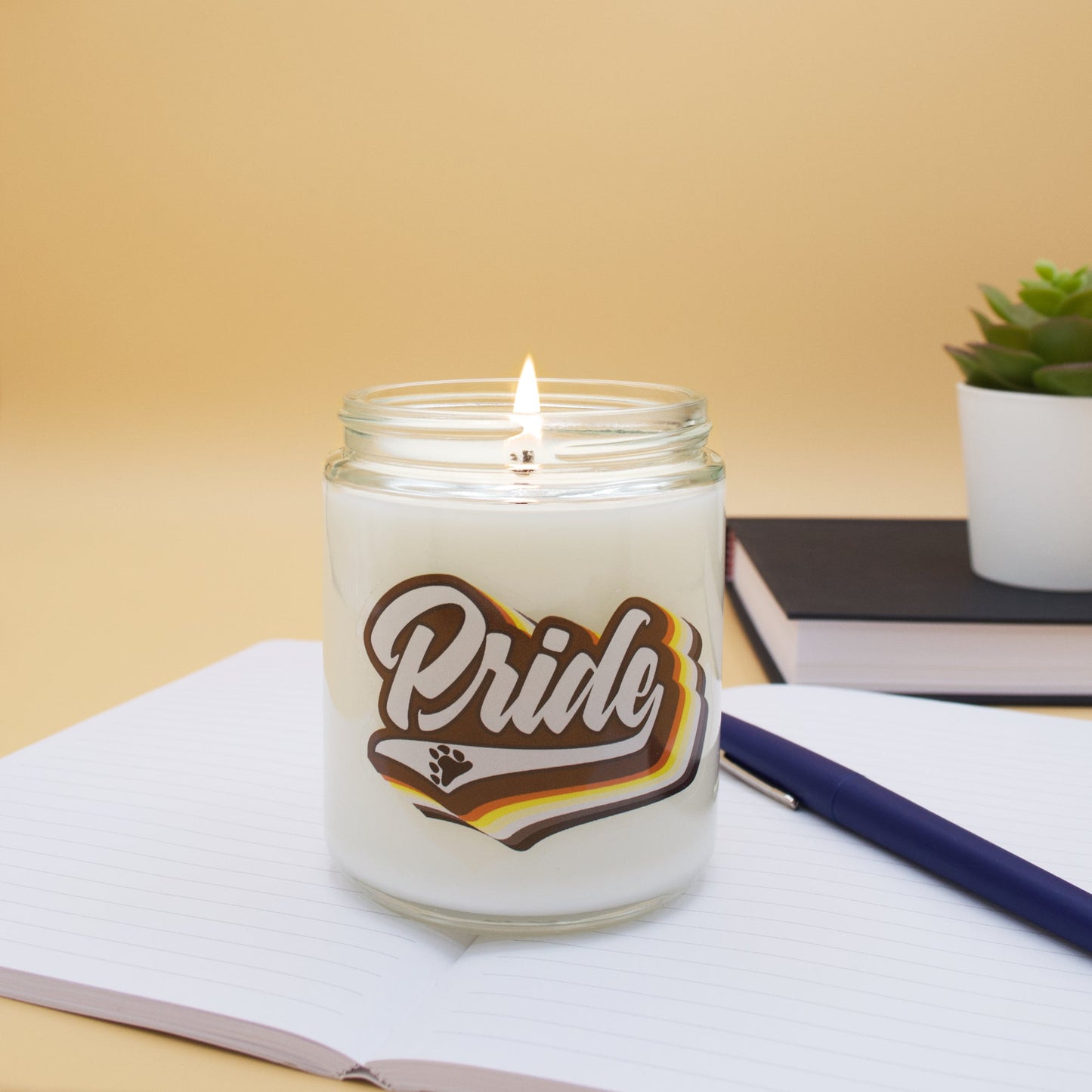 Retro Pride - Bear - Scented Candle
