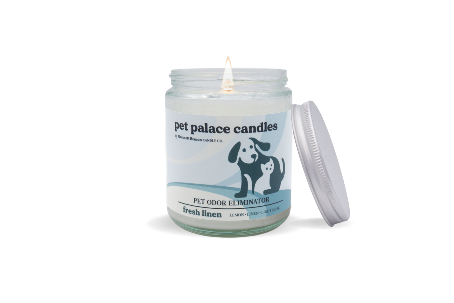 Fresh Linen Pet Odor Eliminator Candle