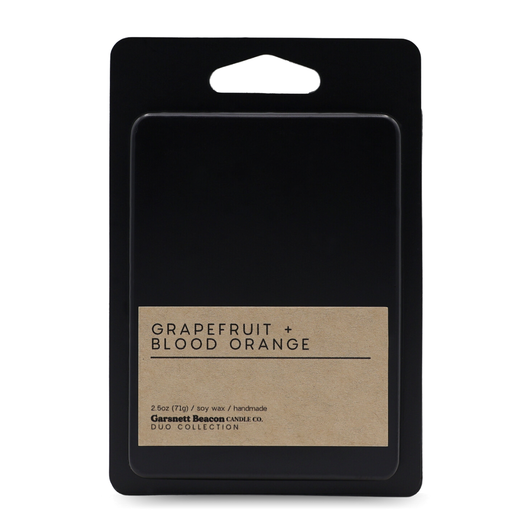 Grapefruit + Blood Orange Luxury Scented Wax Melt | Duo Collection by Garsnett Beacon