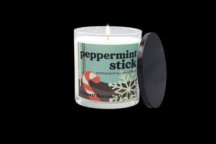 Peppermint Stick Candle - Peppermint, Sugar, Vanilla Scent