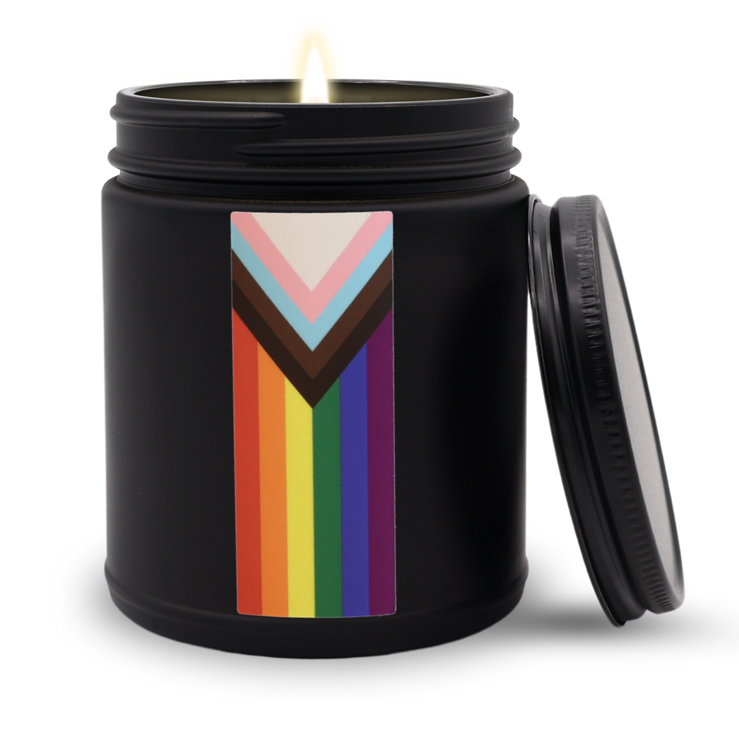 Progress Pride Candle - Citrus Agave Scent