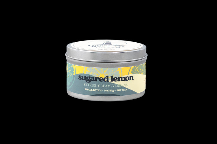 Sugared Lemon Candle - Citrus, Cream, Verbena Scent