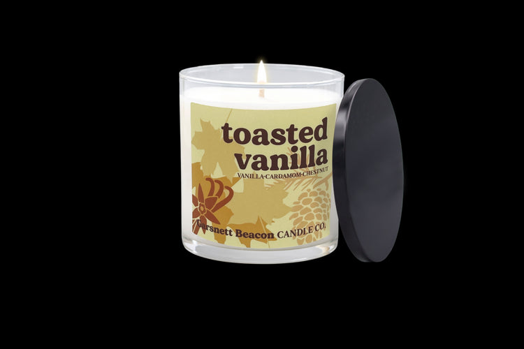 Toasted Vanilla Candle - Vanilla, Cardamom, Chestnut Scent